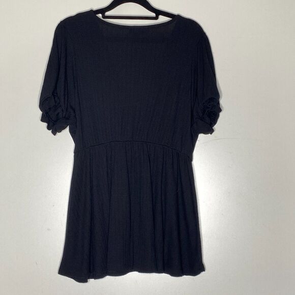 Torrid Ribbed Surplice Peplum Y2K Top Women's Plus Size 2XL - Picture 2 of 10